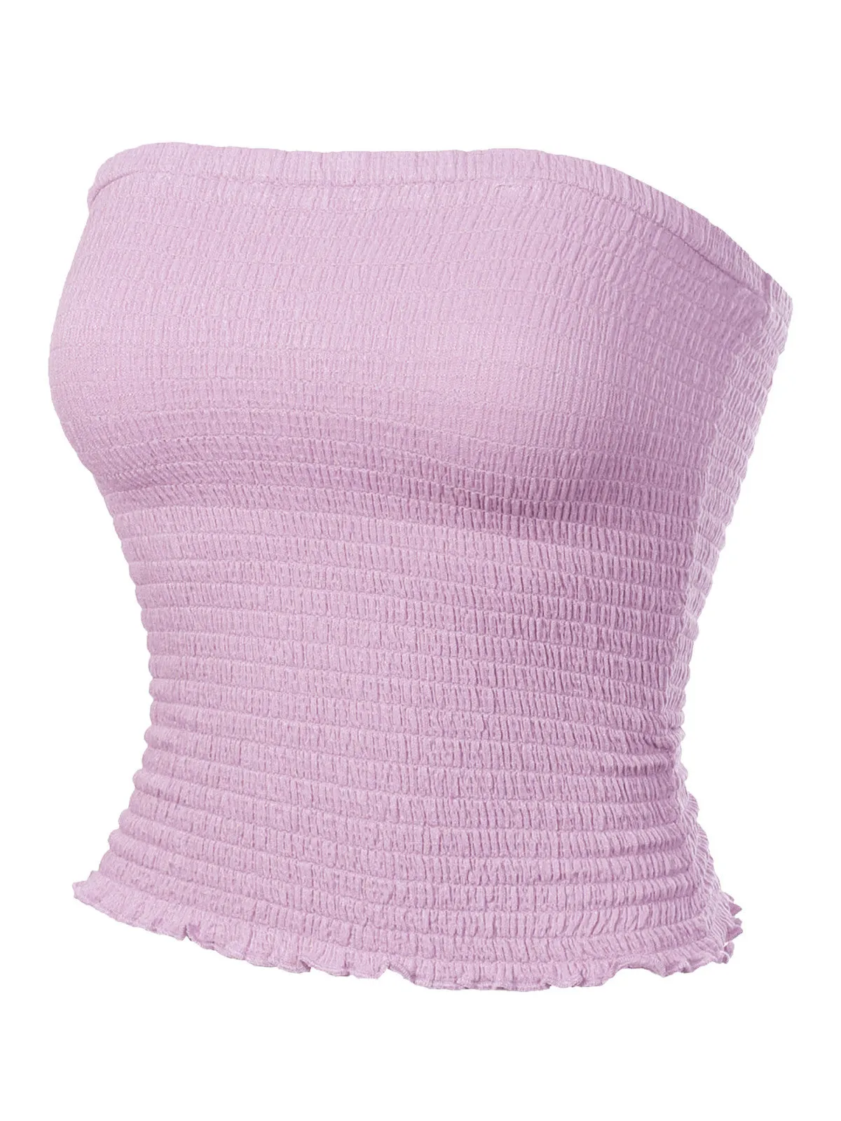 Sexy Strapless Smocked Summer Tube Top
