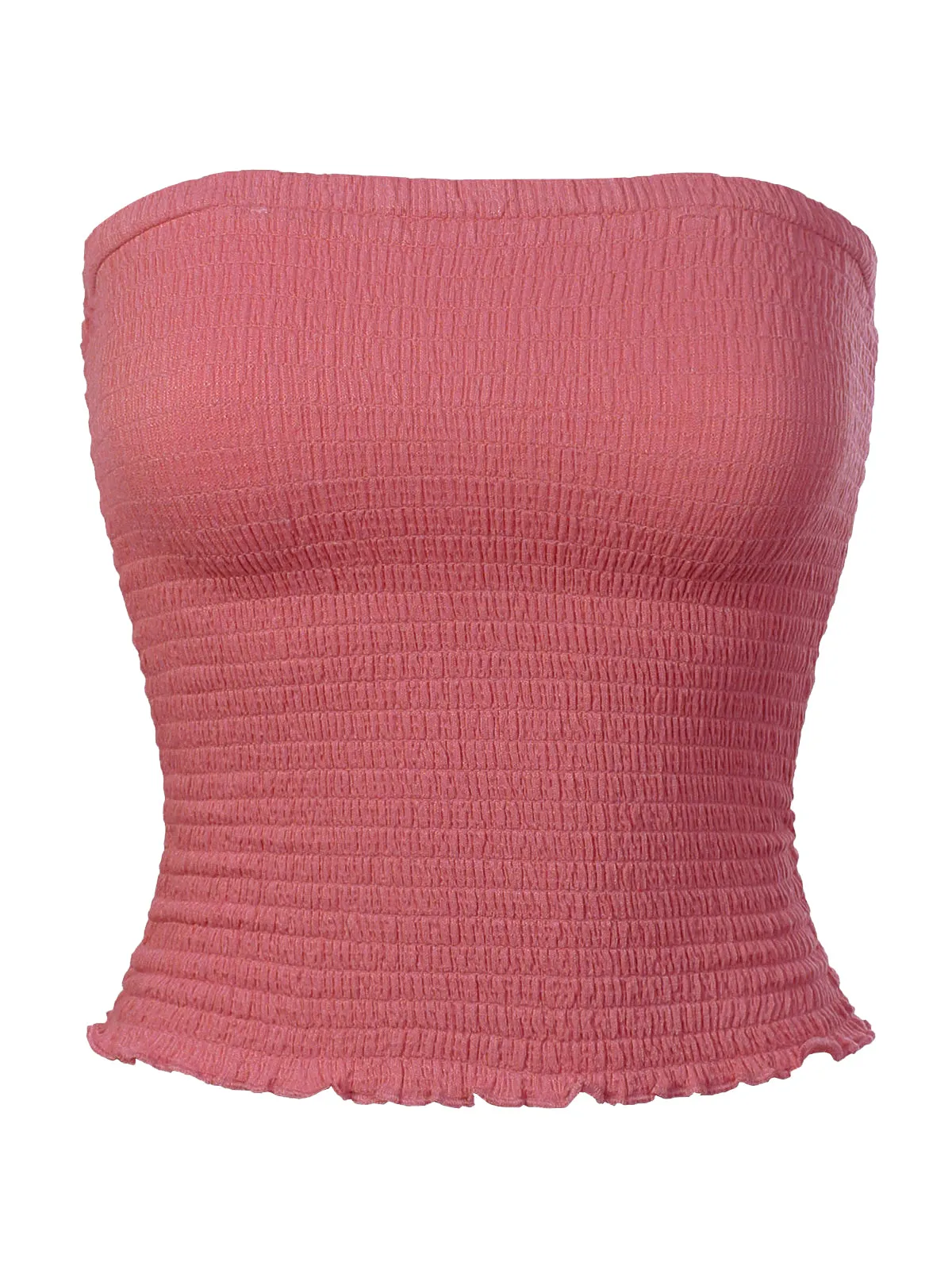 Sexy Strapless Smocked Summer Tube Top