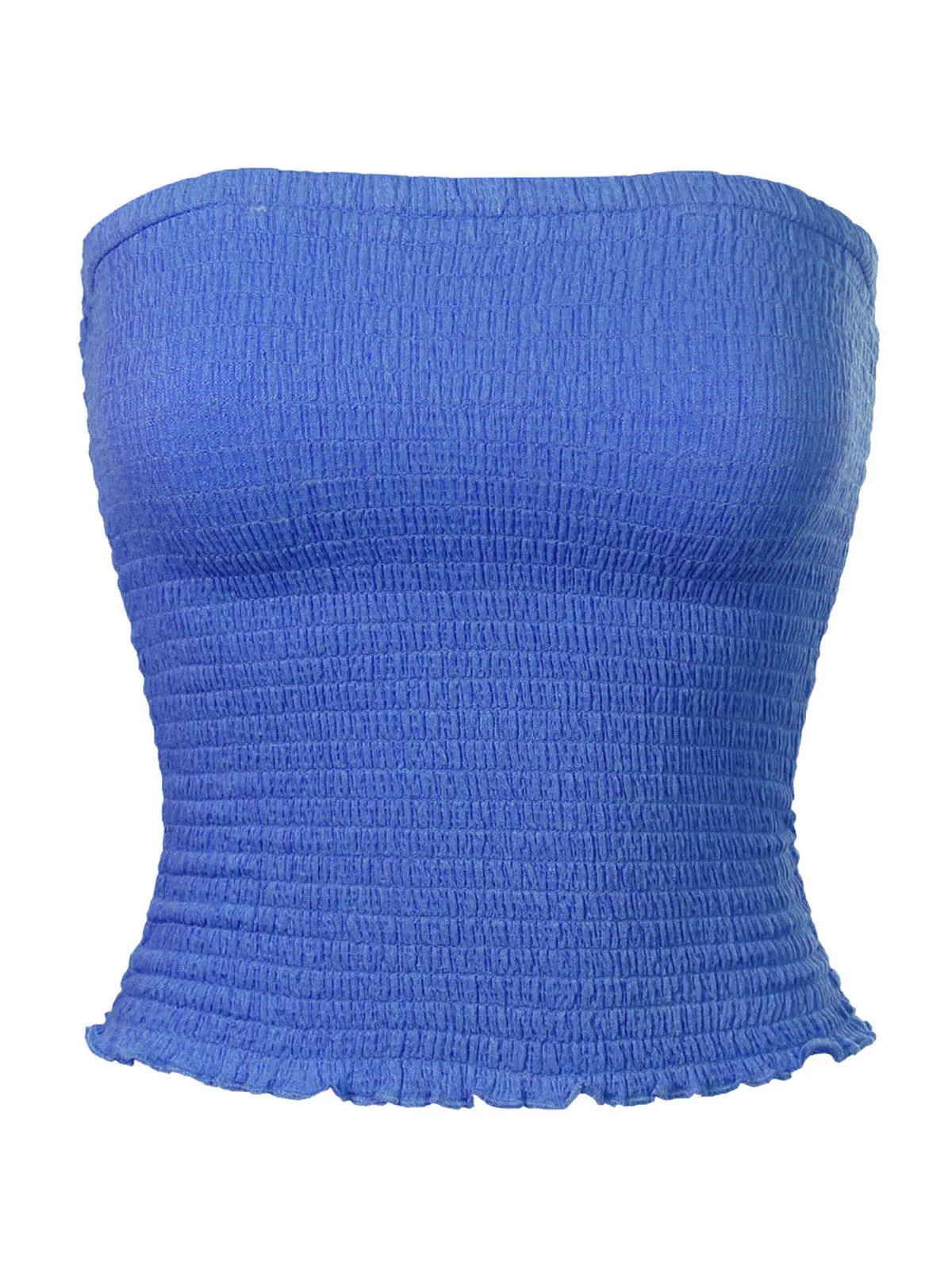 Sexy Strapless Smocked Summer Tube Top