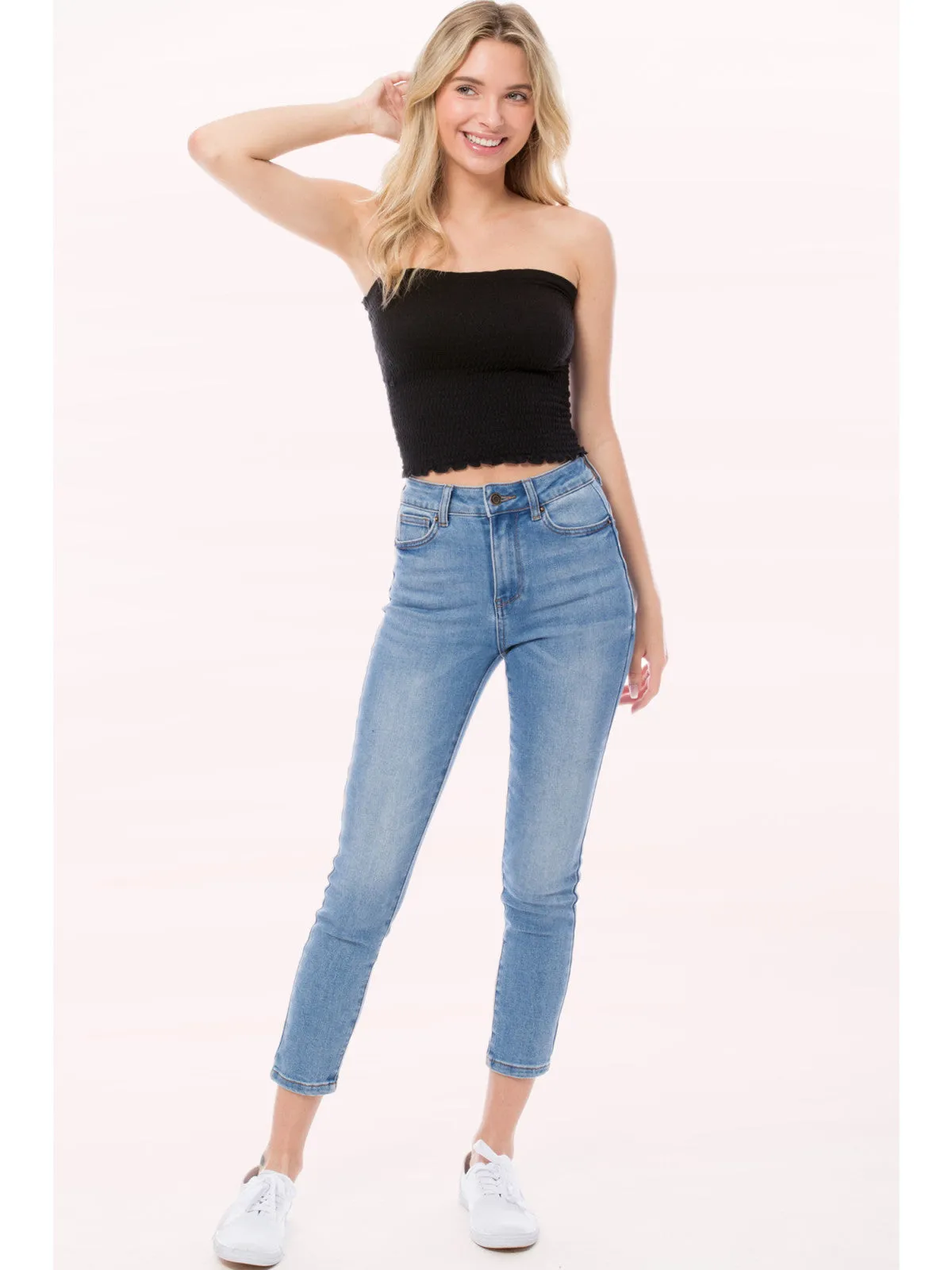 Sexy Strapless Smocked Summer Tube Top