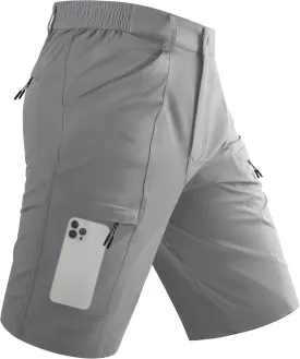 TACVASEN Men's Hiking Cargo Shorts 10" Quick Dry Lightweight Casual Golf Work Shorts with Zipper Pocket Summer Outdoor