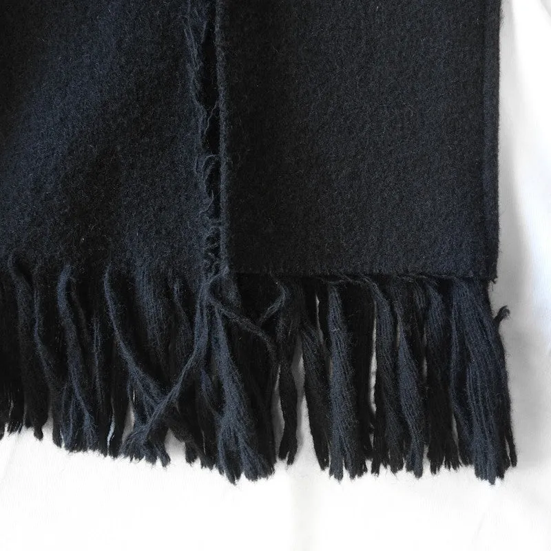 tassle hem coat