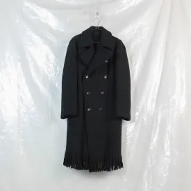 tassle hem coat