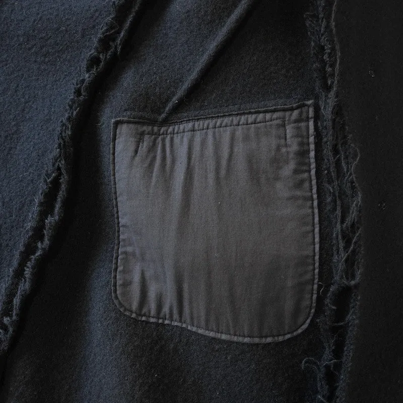 tassle hem coat