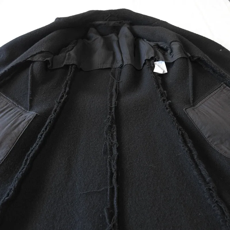 tassle hem coat