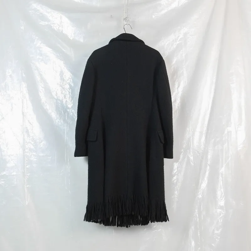 tassle hem coat