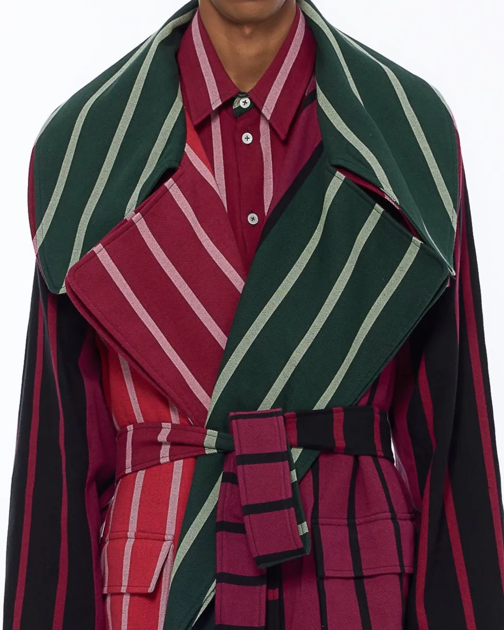 The Double Lapel Overcoat : Stripe 227