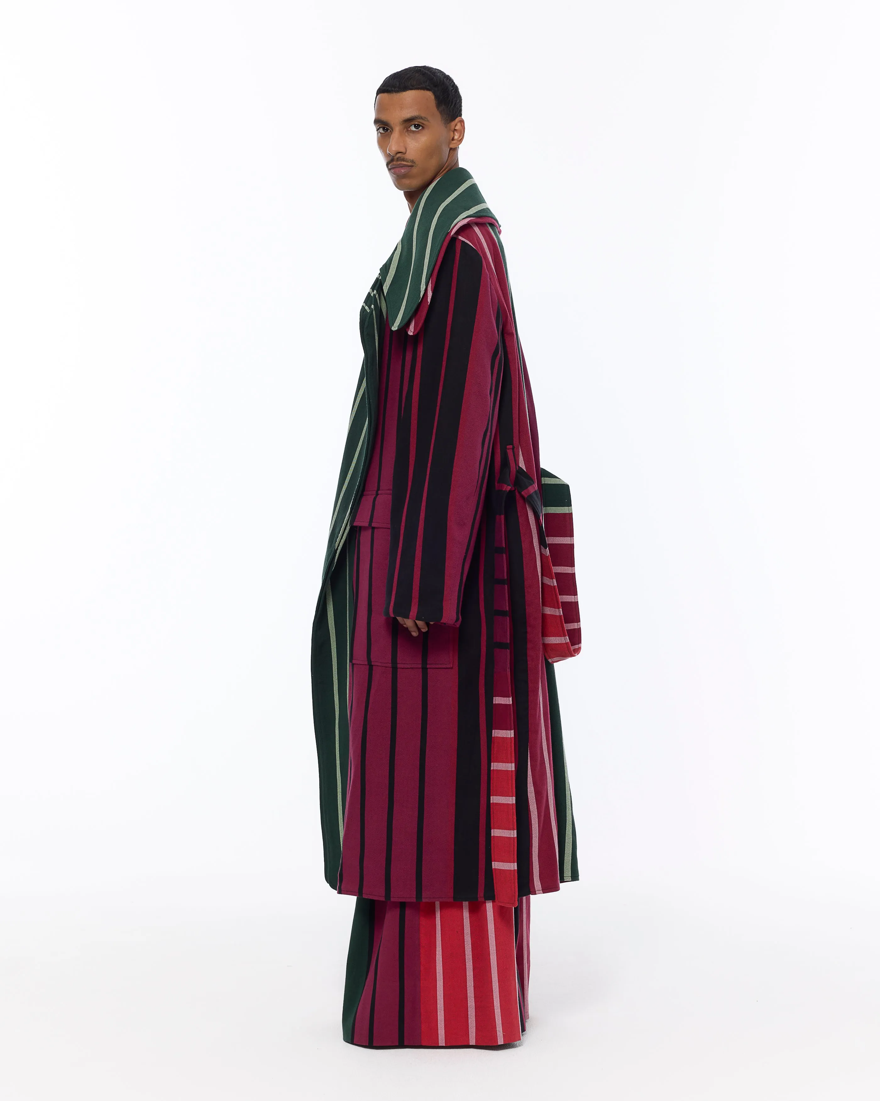 The Double Lapel Overcoat : Stripe 227