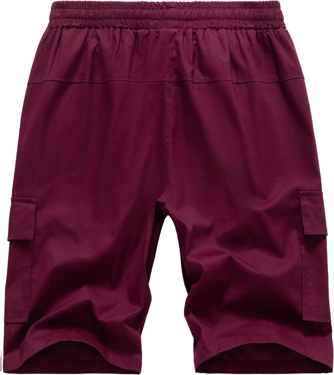 Vcansion Men's Casual Cotton Loose Fit Lightweight Multi-Pockets Cargo Shorts